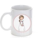 Taza comunión niña personalizada con frase y nombre