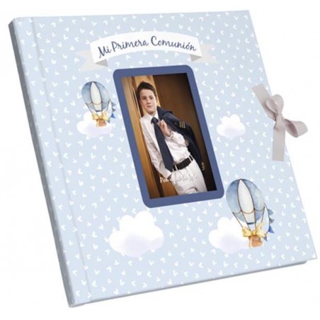 Libro de Comunión Para Fotos con Cierre de Lazo