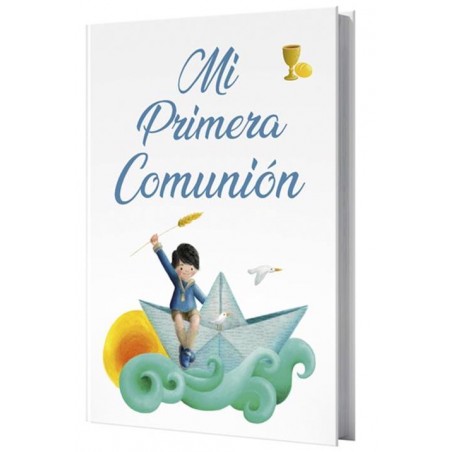 Libro comunión niño para fotos y firmas