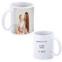 Taza personalizada con foto y texto