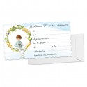 Pack de 10 Invitaciones Niño Comunión Con Sobre