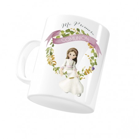 Taza comunión niña orla