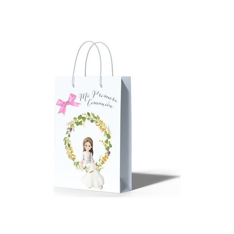 Bolsa Mediana Comunión Niña Sentada Bolsa Mediana Comunión Niña Sentada