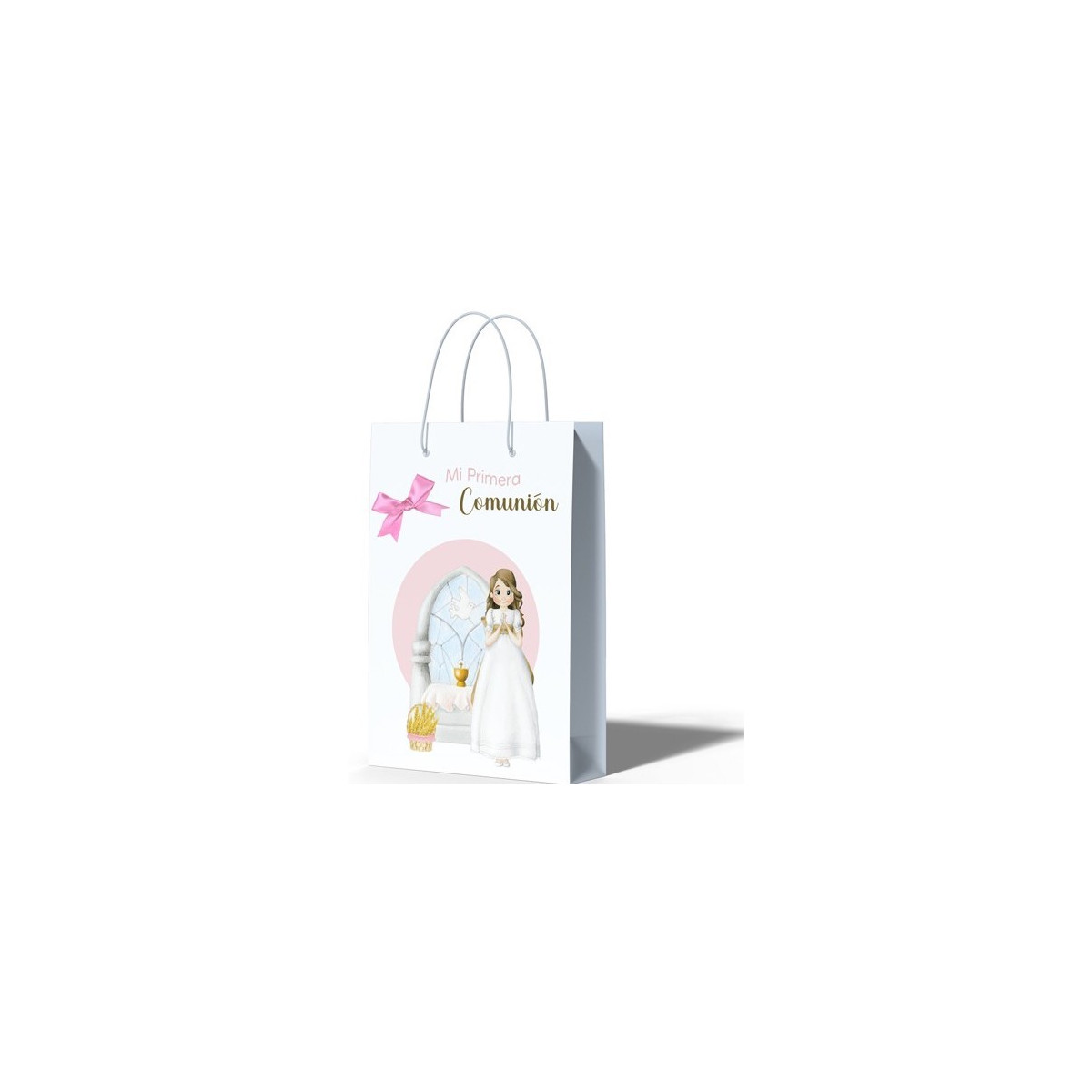 Bolsa niña comunión en altar pequeña