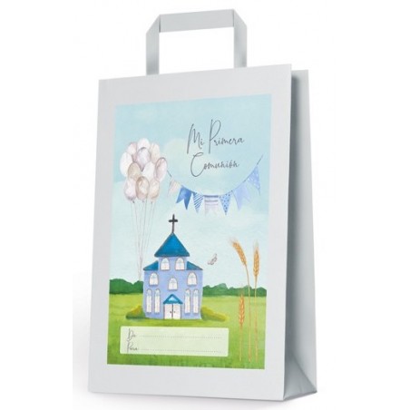 Bolsa Pequeña Comunión Iglesia Azul