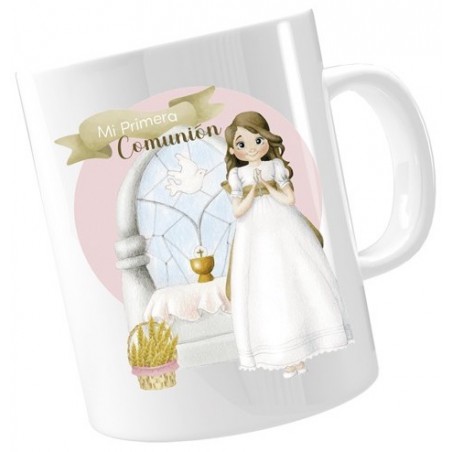 Taza comunión niña altar