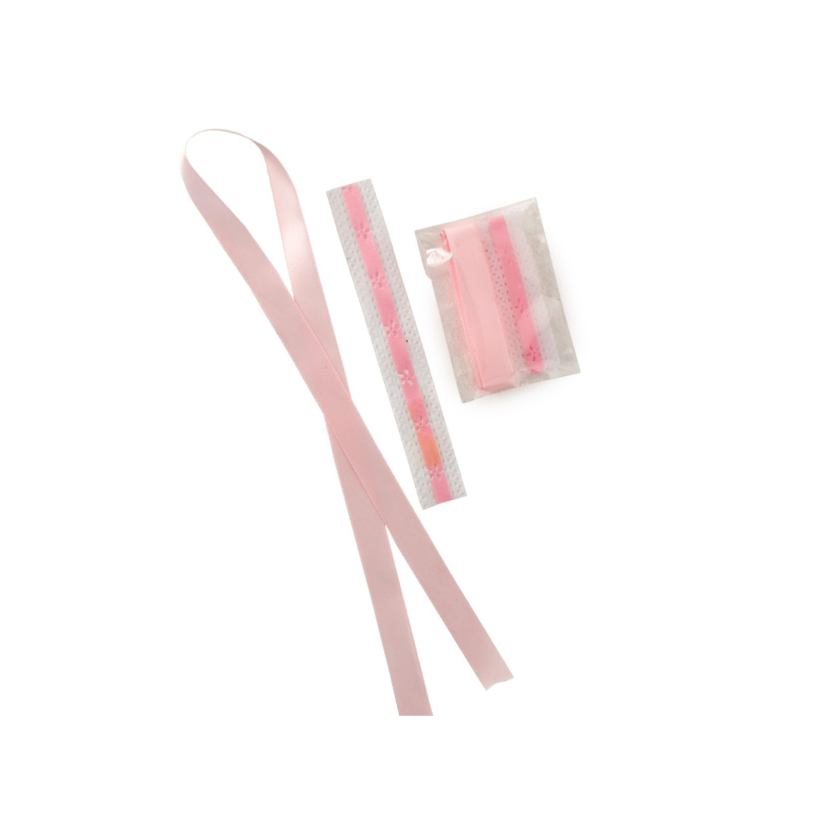 Decoración rosa para cirio