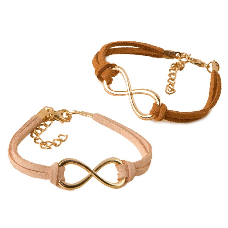 Pulsera Infinito Surtida en Dos Colores Pulsera Infinito Surtida en Dos Colores