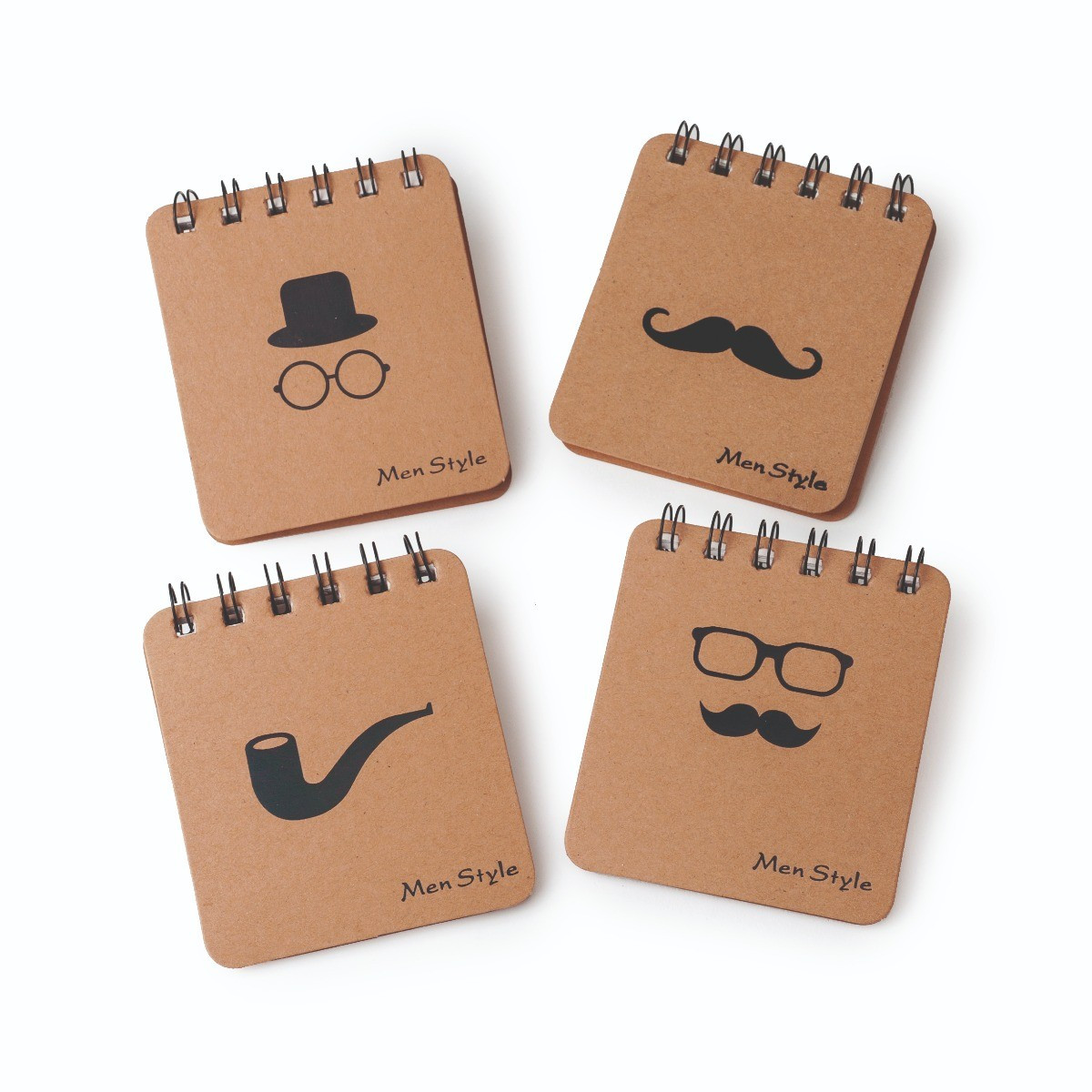 Libreta pequeña kraft con espiral