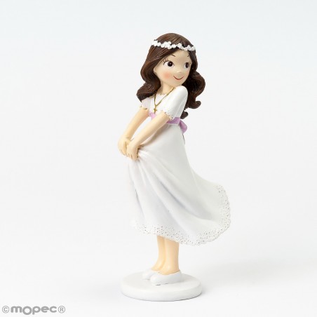 Figura de tarta primera comunión niña