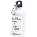 Botella Personalizada con Nombre de Invitado o Frase de Agradecimiento, Nombre de los Novios y Fecha de la Boda