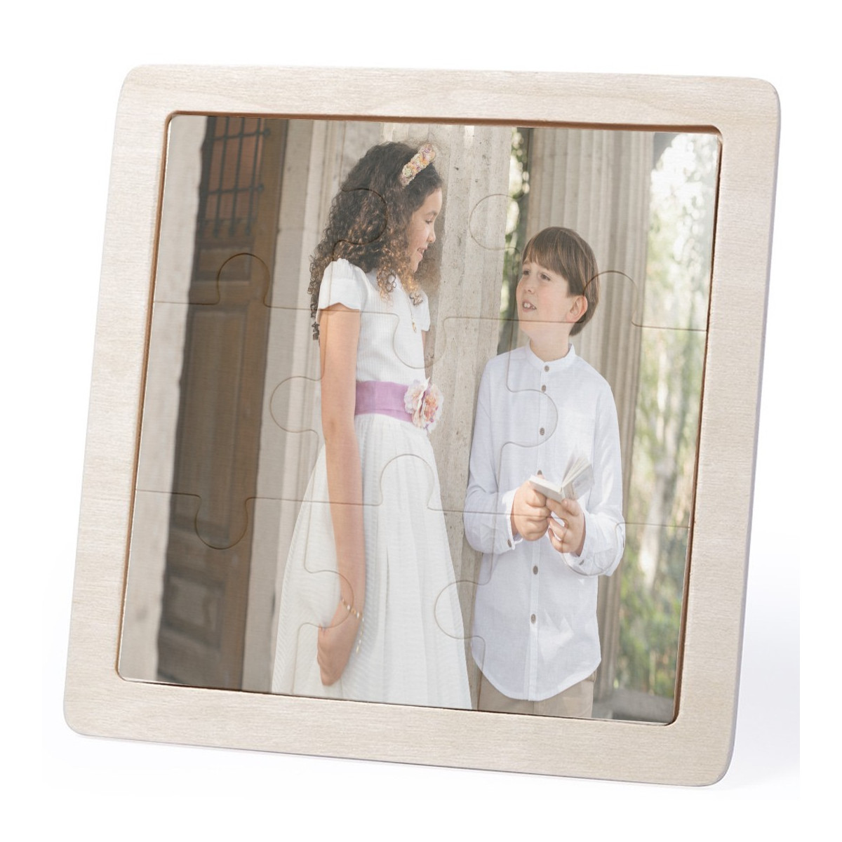 Puzzle Personalizado Con Foto Y Texto – Bloques Apilables Premium, Regalo Emocional Para Pareja, Familia Y Amigos