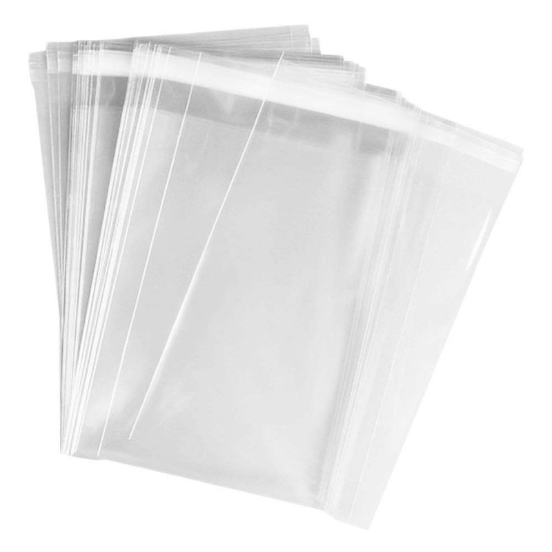 Bolsa Polipropilenos Transparente con Solapa Adhesiva Bolsa Polipropilenos Transparente con Solapa Adhesiva