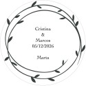 Abridor Personalizado en Bolsa Transparente con Adhesivo y Nombre de Invitado