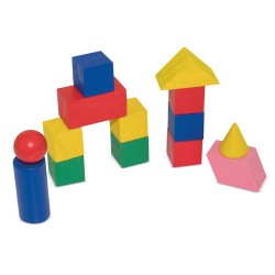 Puzzle De Madera Geometrico