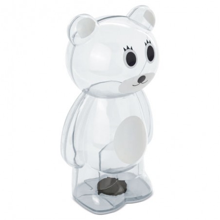 Hucha osito transparente