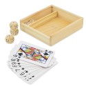 Baraja de Cartas y Dados en Caja de Madera - Baraja de Cartas y Dados en Caja de Madera