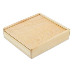 Baraja de Cartas y Dados en Caja de Madera
