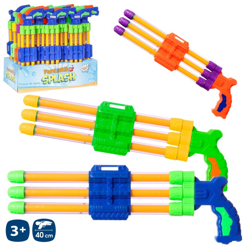 Pistola De Agua Triple Cañón Pistola De Agua Triple Cañón