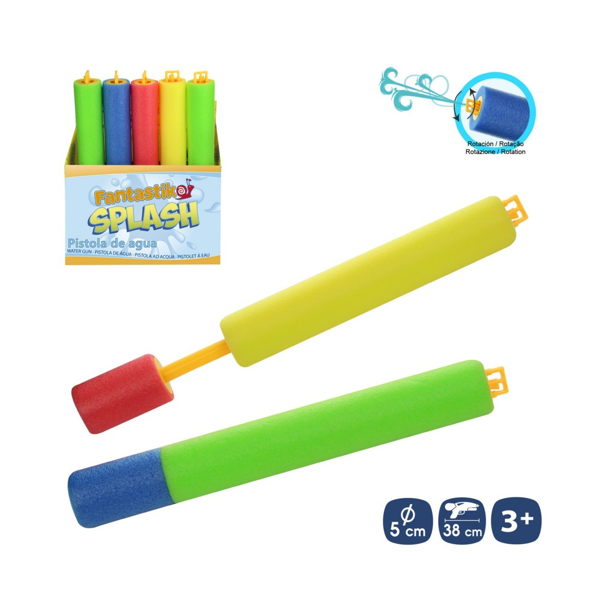 Pistola de agua con difusor