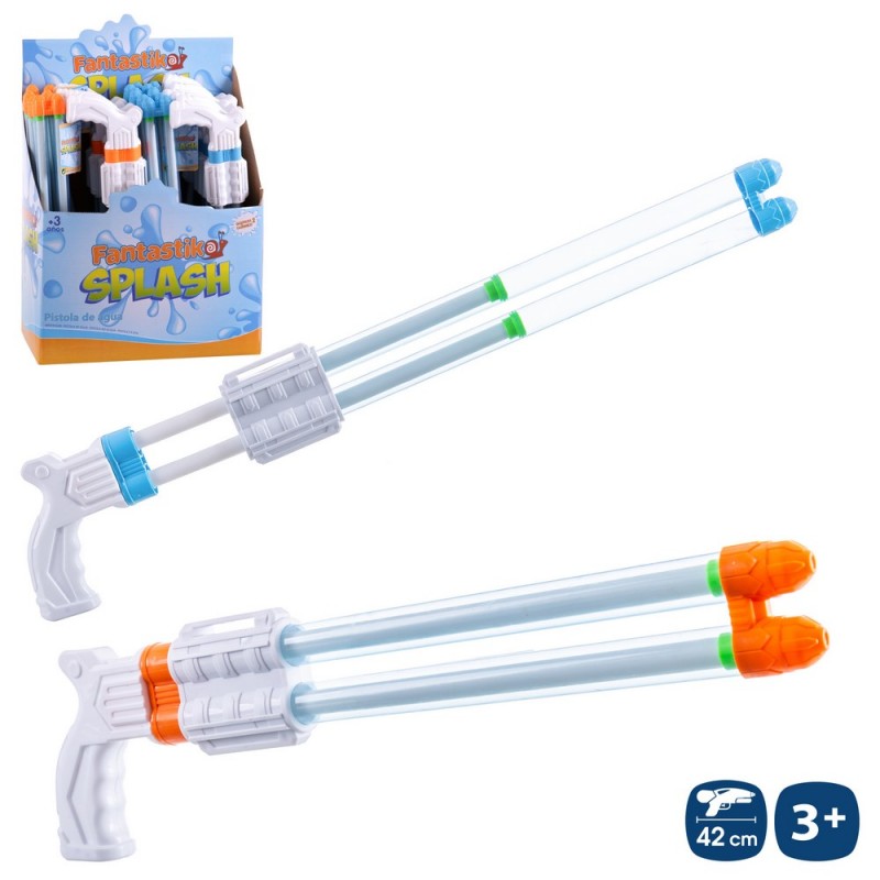 Pistola Agua con Dos Cañones Pistola Agua con Dos Cañones
