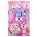 Muñeca pequeña angel con accesorios