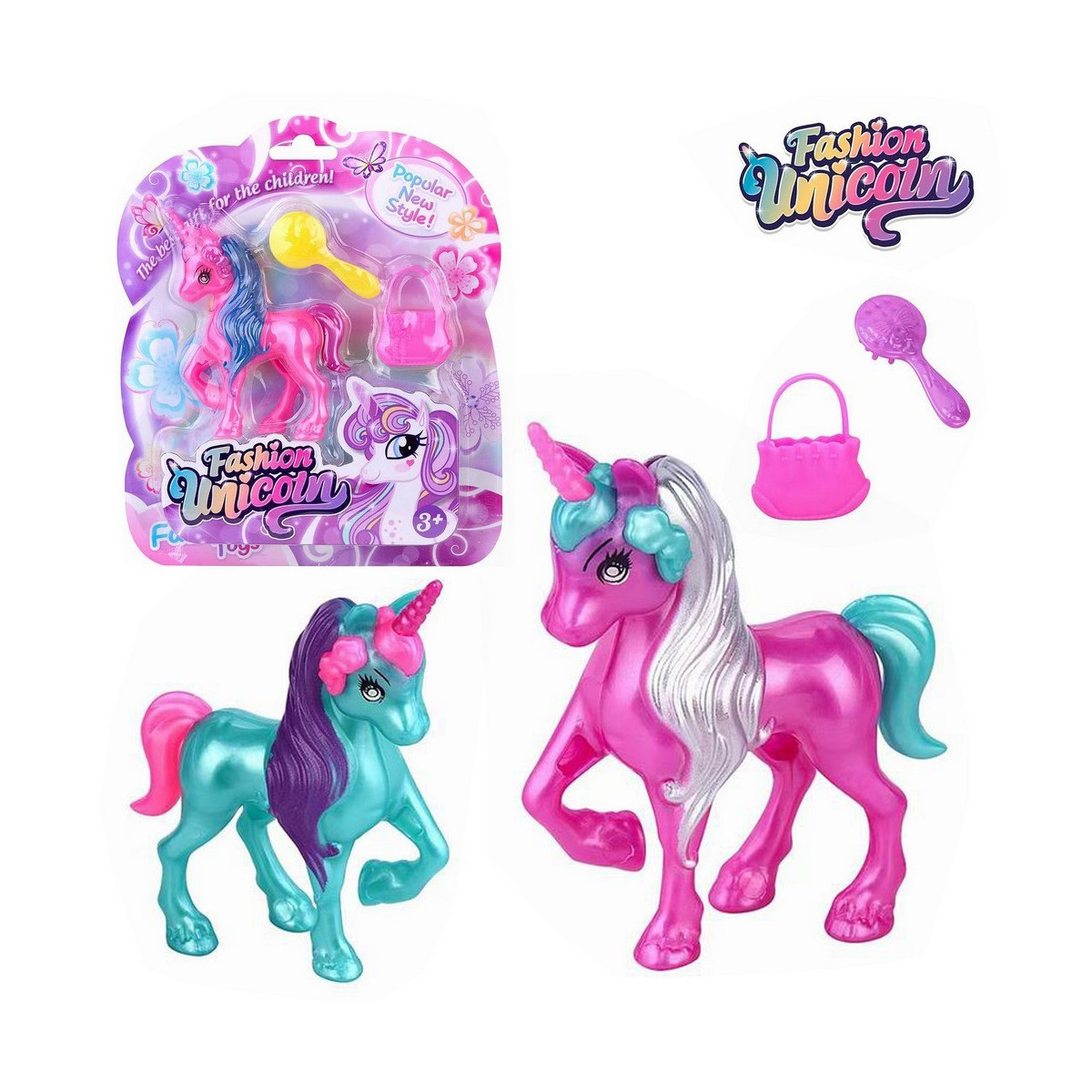Poni con accesorios