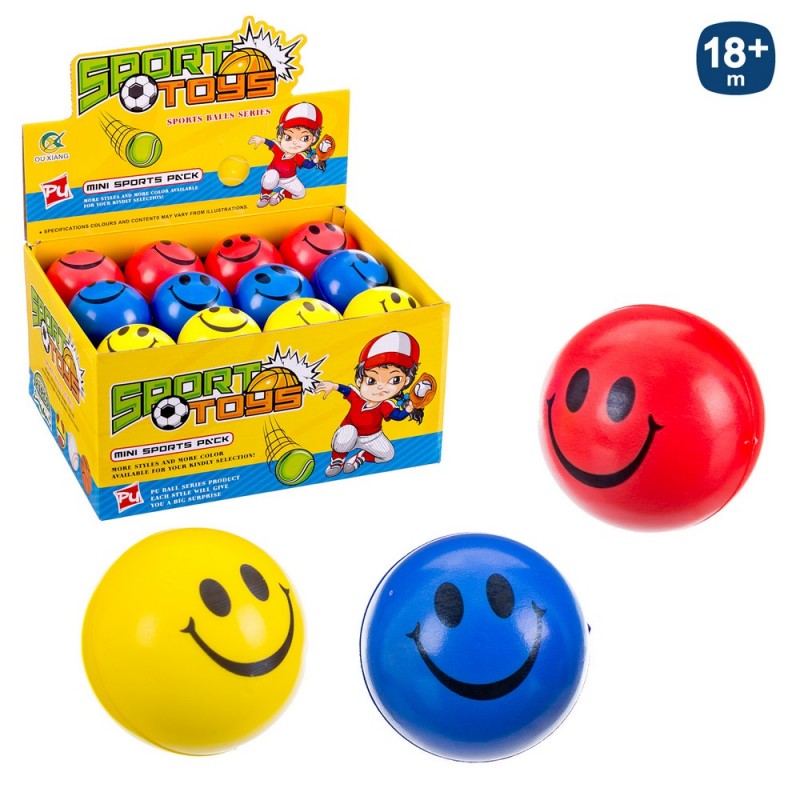 Pelota foam emoticono