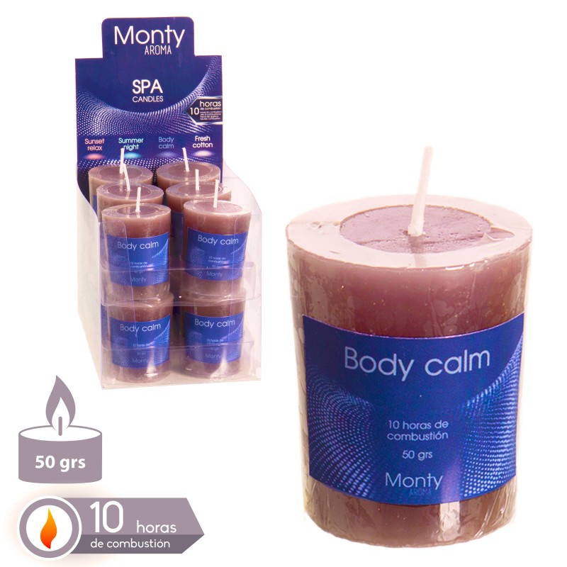 Vela Cilíndrica Perfumada Spa Rosa 4,50 X 4,80 Cm Vela Cilíndrica Perfumada Spa Rosa 4,50 X 4,80 Cm