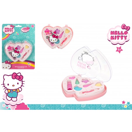 Maquillaje en caja hello kitty