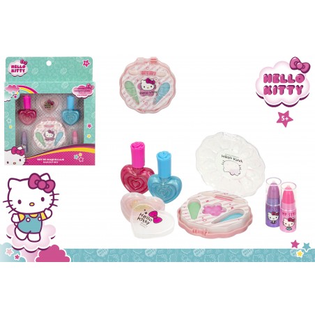 Set Maquillaje Hello Kitty con Pintauñas