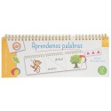 Libro educativo para aprender a contar palabras y la hora