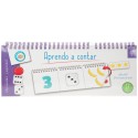 Libro educativo para aprender a contar palabras y la hora