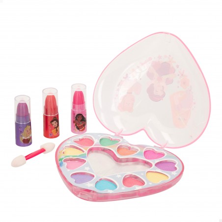 Set maquillaje princesas disney corazon