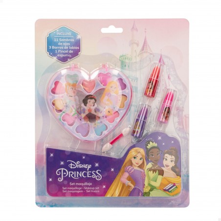 Set maquillaje princesas disney corazon