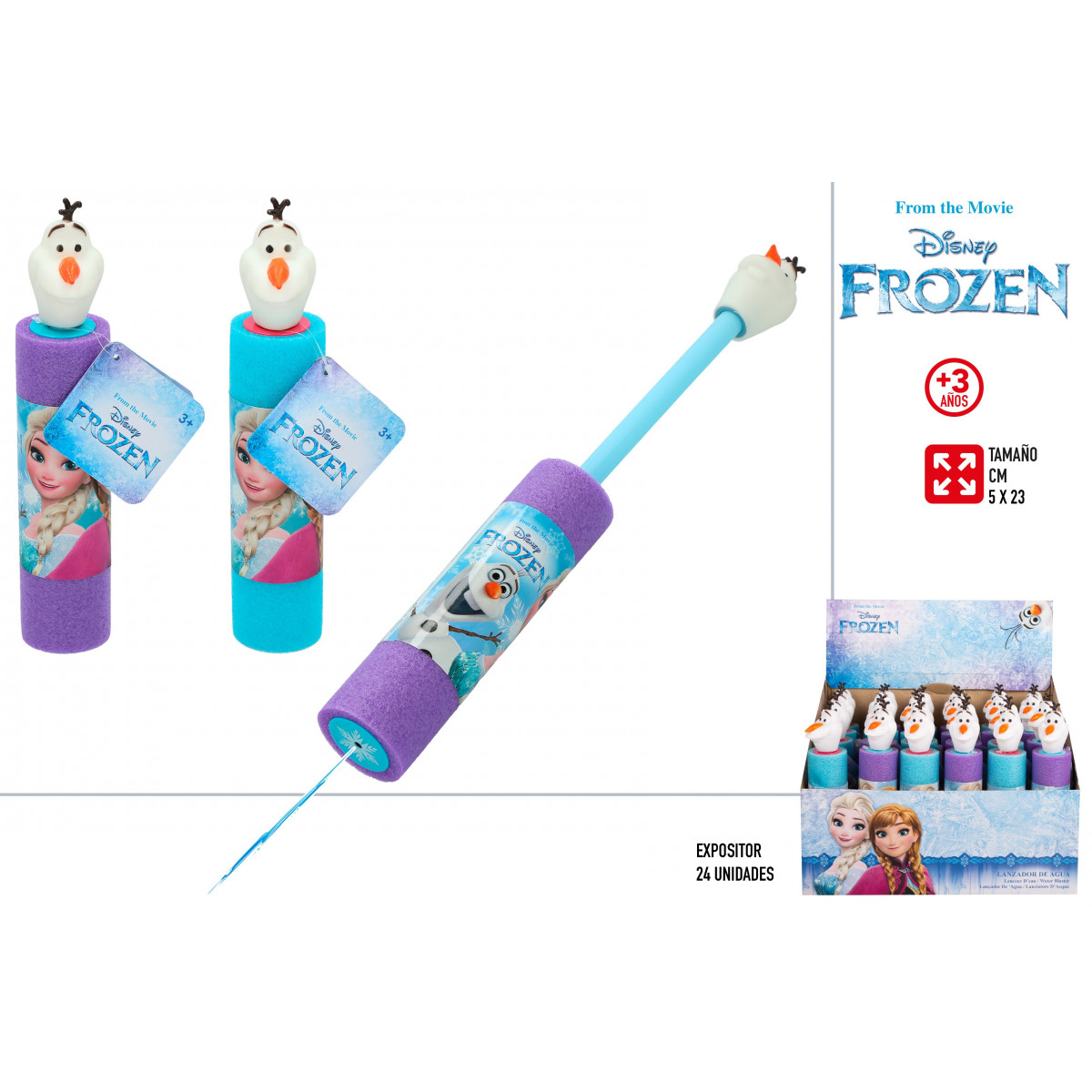 Pistola lanzadora de agua frozen