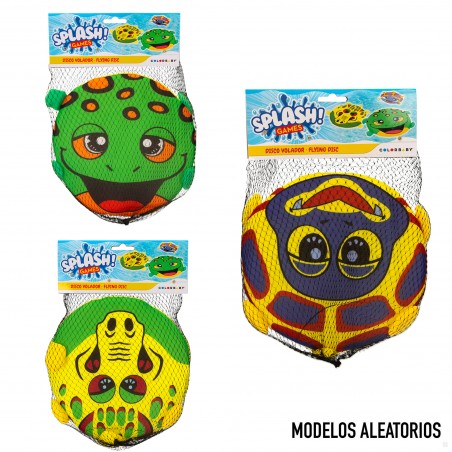 Disco volador de tela con diseño animales