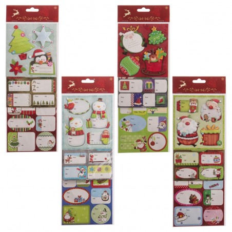Pegatinas de navidad para regalos