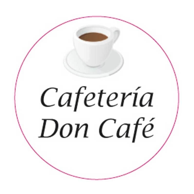 Pegatinas De Café Tamaño Mini Pegatinas De Café Tamaño Mini