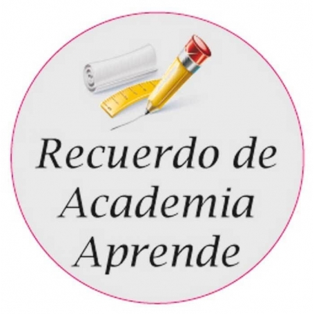Pegatina Mini Colegio Estudio