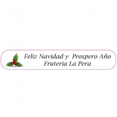 Etiquetas adhesivas navideñas
