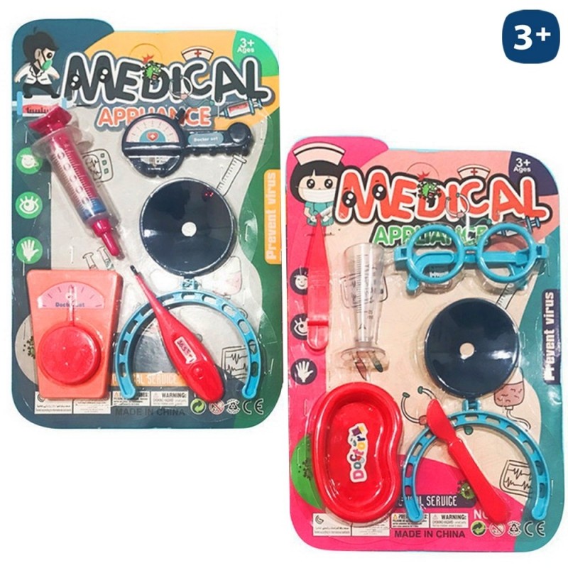 Set de doctor para niños con accesorios para jugar