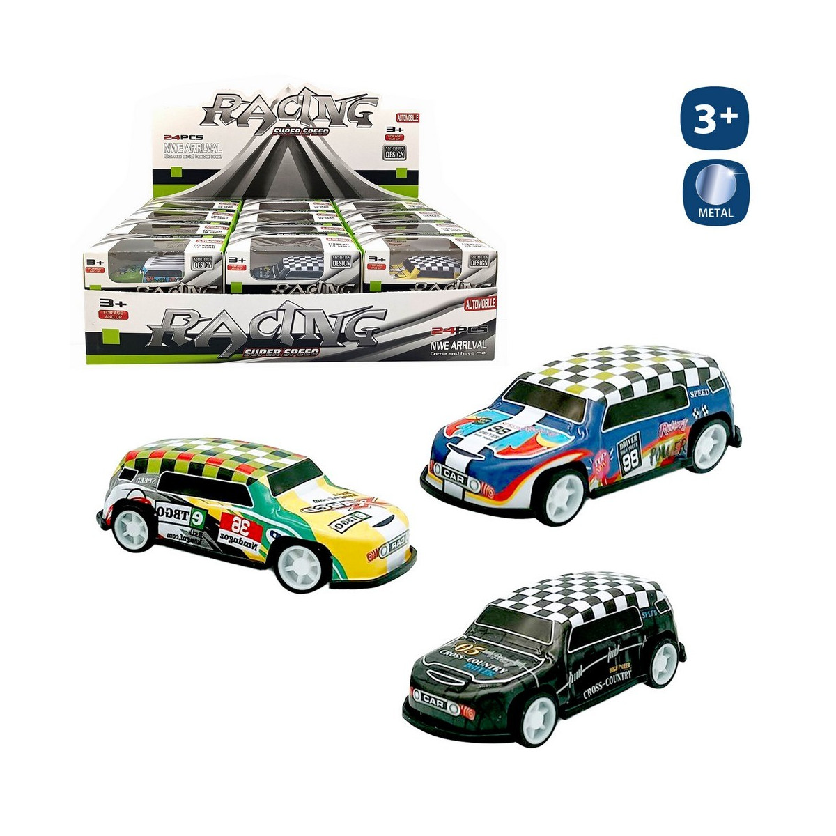 Coches de best sale metal para niños