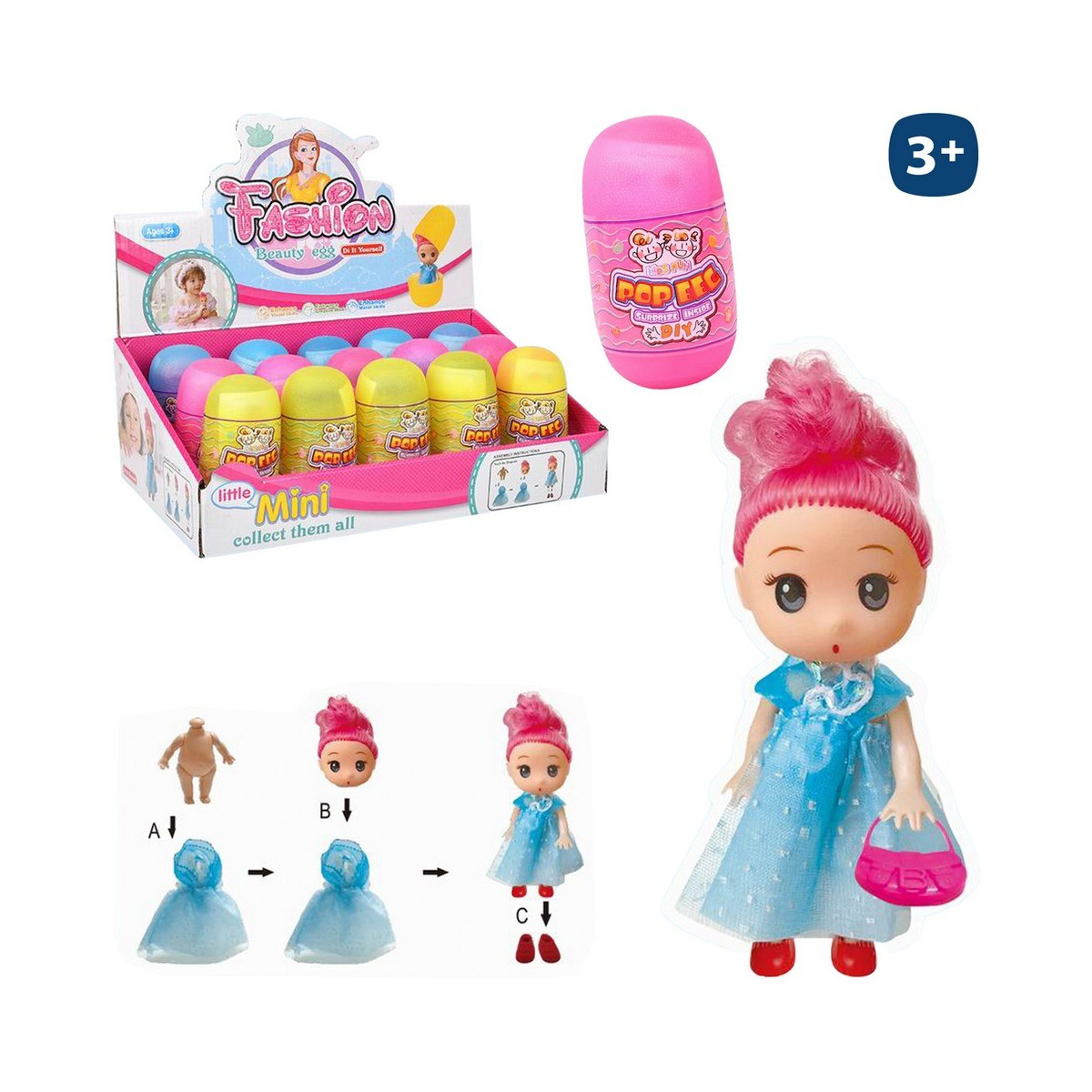 Huevo Sorpresa Con Muneca Articulada