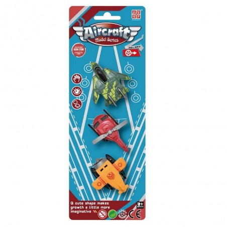 Aviones de juguetes en blíster para niños