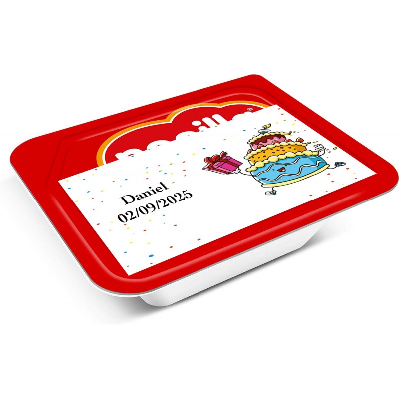 Nocilla Mini para Cumpleaños Personalizada con Nombre y Fecha Nocilla Mini para Cumpleaños Personalizada con Nombre y Fecha