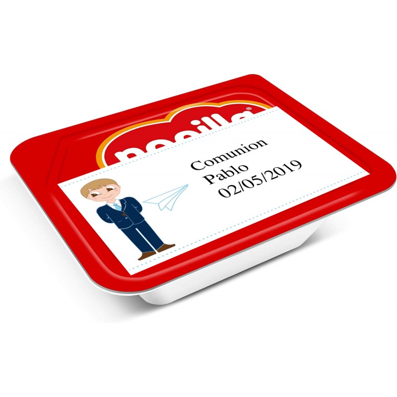 Nocilla Personalizada con Adhesivo Niño Comunión Nocilla Personalizada con Adhesivo Niño Comunión