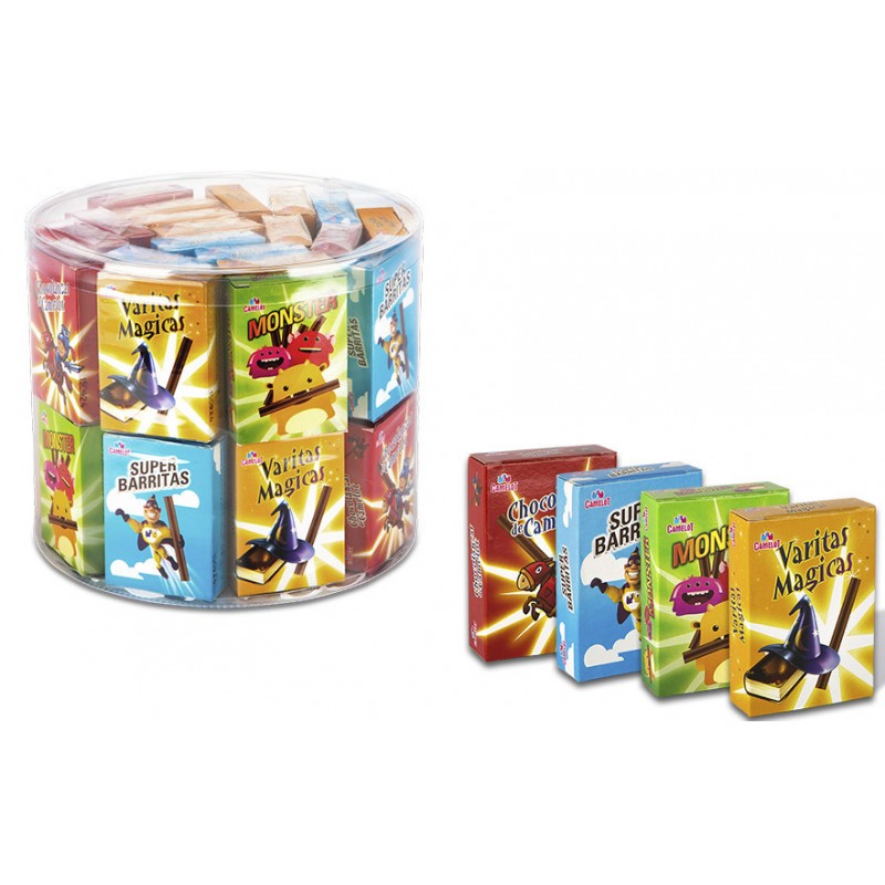 Lápices de chocolate en cajetilla