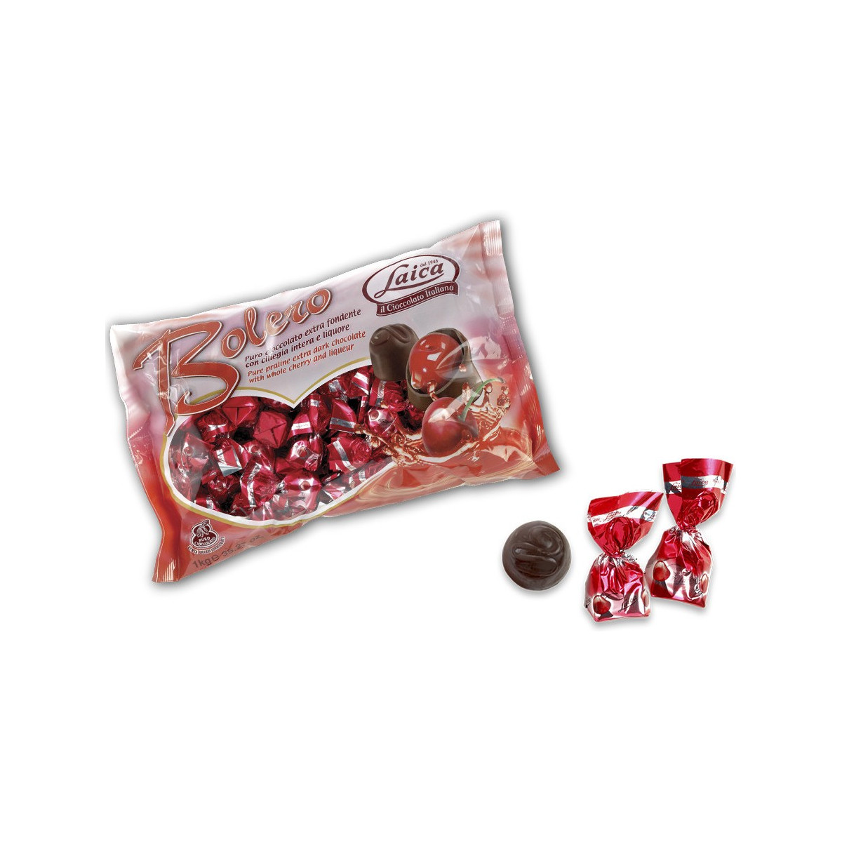 Bombones rellenos de licor y cereza