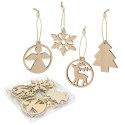 Set de 12 adornos para árbol de navidad